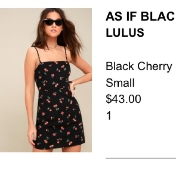 lulus cherry dress